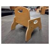 Jonti Craft Kids Chair With Tray and (2) Jonti Craft Chairs