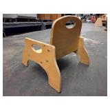 Jonti Craft Kids Chair With Tray and (2) Jonti Craft Chairs