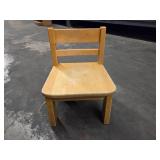 (4) Environment Wooden Ladder Back Chairs