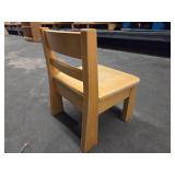 (4) Environment Wooden Ladder Back Chairs