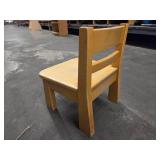 (4) Environment Wooden Ladder Back Chairs