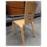 (3) Plywood Stack Chairs