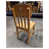 (2) Oak School Chairs