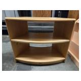Community Curved Corner Bookshelf and Kaplan Bookshelf