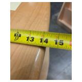 Community Curved Corner Bookshelf and Kaplan Bookshelf