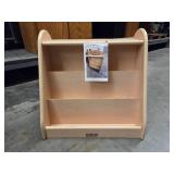 Community Curved Corner Bookshelf and Kaplan Bookshelf