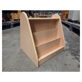 Community Curved Corner Bookshelf and Kaplan Bookshelf
