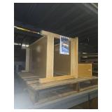 Wooden Retail Display Shelf Unit