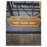 Wooden Cubby Cabinet with Glass display