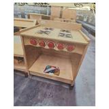 Kaplan Wooden Play Kitchen Stove Unit