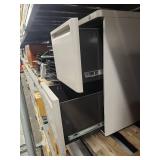 White Metal Filing Cabinet with Lock