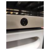 White Metal Filing Cabinet with Lock