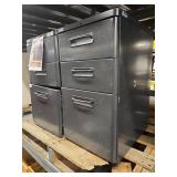 Industrial Metal Filing Cabinet Set