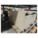 (4) Industrial Metal Filing Cabinet Set with Casters