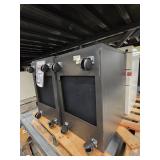 (2) Commercial Filing Cabinet with Casters - Model BUMPF24BFL