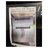 (2) Commercial Filing Cabinet with Casters - Model BUMPF24BFL