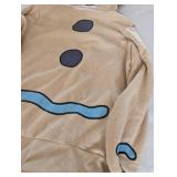 Gingerbread Man Character Fleece Jumpsuit - XL Gingerbread Man Character Fleece Jumpsuit - XL