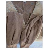 Gingerbread Man Character Fleece Jumpsuit - XL Gingerbread Man Character Fleece Jumpsuit - XL