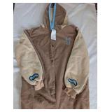 Gingerbread Man Character Fleece Jumpsuit - XL Gingerbread Man Character Fleece Jumpsuit - XL
