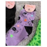 Halloween Kids Sock Collection - Spider, Skeleton, and Monster Design Halloween Kids Sock Collection - Spider, Skeleton, and Monster Design