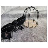 Hyde and EEK! Halloween Decorative Crows (2ct) and Cage Set Hyde and EEK! Halloween Decorative Crows (2ct) and Cage Set