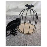 Hyde and EEK! Halloween Decorative Crows (2ct) and Cage Set Hyde and EEK! Halloween Decorative Crows (2ct) and Cage Set