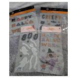 Halloween Gel Window Clings - 4 ct Halloween Gel Window Clings - 4 ct