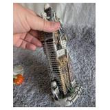 Halloween Ceramic Decorative Set - Haunted House and Witch Halloween Ceramic Decorative Set - Haunted House and Witch