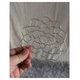 Silver Flower Arrangement Fixation Frames - 2 ct Silver Flower Arrangement Fixation Frames - 2 ct