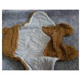 Teddy Bear Shaped Plush Sherpa Wrap Teddy Bear Shaped Plush Sherpa Wrap