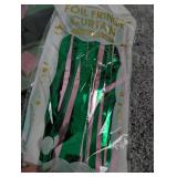 Pink and Green Wicked Display Stand + Party Foil Fringe Curtain Pink and Green Wicked Display Stand + Party Foil Fringe Curtain