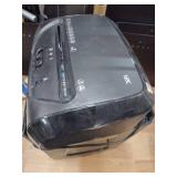 Fellowes Powershred 12 Sheet Cross-Cut Paper Home Office Paper Shredder  19.50  H x 9.69  W x 13.44  D - Retail: $200 Fellowes Powershred 12 Sheet Cross-Cut Paper Home Office Paper Shredder  19.50  H x 9.69  W x 13.44  D - Retail: $200