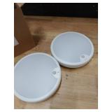 2-Pack Battery Operated Motion Sensor LED Ceiling Light, 7.2inch Flush Mount Light Fixture 6000K, Wireless Motion Activated Ceiling Lamp in 400LM for Closet Pantry Laundry Stair(Battery Not Included)  2-Pack Battery Operated Motion Sensor LED Ceiling Light, 7.2inch Flush Mount Light Fixture 6000K, Wireless Motion Activated Ceiling Lamp in 400LM for Closet Pantry Laundry Stair(Battery Not Included)