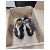 Ladies zip up high heels size 8 black fancy shiny - Ladies zip up high heels size 8 black fancy shiny -