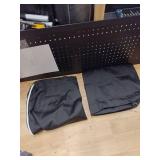 2pk 25x25" Outdoor Patio Cushion Cover, Black 2pk 25x25" Outdoor Patio Cushion Cover, Black