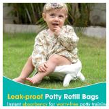 [30 Counts] Disposable Potty Liners Compatible with OXO Tot 2-in-1 Go Potty, Potty Refill Bags for Toddler Travel, Universal Potty Bags Fit Most Potty Chairs and Travel Potty - Retail: $15