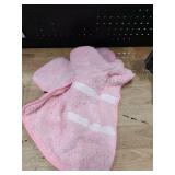 XXL Pink Dog Bathrobe XXL Pink Dog Bathrobe