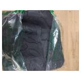 Lecloud Leia 14 Inch Black Sheer Valances for Windows 2 Pcs, Airy Jacquard Leaf Textured Short Curtains for Living Room Kitchen Bedroom Basement, Dual Rod Pockets Small Curtain, 30\ W x 14\in L - Reta Lecloud Leia 14 Inch Black Sheer Valances for Windows 2 Pcs, Airy Jacquard Leaf Textured Short Curtains for Living Room Kitchen Bedroom Basement, Dual Rod Pockets Small Curtain, 30\ W x 14\in L - Reta
