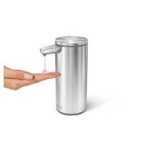 simplehuman 9 oz. Touch-Free Automatic Rechargeable Sensor Pump, Brushed Stainless Steel, New simplehuman 9 oz. Touch-Free Automatic Rechargeable Sensor Pump, Brushed Stainless Steel, New