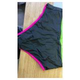 HANNA NIKOLE black pink green swimsuit size large - HANNA NIKOLE black pink green swimsuit size large -