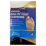JWHOO Metatarsal Pads Ball Foot Cushion - 2 Pairs Ball of Foot Cushion with Gel for Pain Relief, Morton JWHOO Metatarsal Pads Ball Foot Cushion - 2 Pairs Ball of Foot Cushion with Gel for Pain Relief, Morton