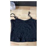 ForeFair Women Y2K Sweetheart Neck Sleeveless Crop Tank Tops Backless Spaghetti Strap Pleated Bustier Camis Going Out Top(S,Black) - Retail: $15 ForeFair Women Y2K Sweetheart Neck Sleeveless Crop Tank Tops Backless Spaghetti Strap Pleated Bustier Camis Going Out Top(S,Black) - Retail: $15