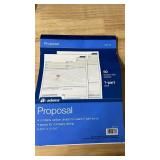 Adams Business Proposal Forms D8118 - 50 Sheets with Carbon - Retail: $12 Adams Business Proposal Forms D8118 - 50 Sheets with Carbon - Retail: $12