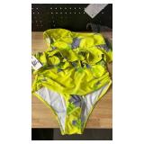 Sportlike Neon Yellow swimsuit size large  - Retail: $35 Sportlike Neon Yellow swimsuit size large  - Retail: $35