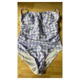 Gingham Check One-Piece Swimsuit Size 9Y - Retail: $15 Gingham Check One-Piece Swimsuit Size 9Y - Retail: $15