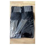 ANNVCHI 16 Pack of Reusable Stainless Steel Metal Straws, 8 Straight + 8 Bent 8.5 inch Metal Straws with 2 Cleaning Brushes, Straw Compatible with 20oz Stanley Cup - Retail: $7 ANNVCHI 16 Pack of Reusable Stainless Steel Metal Straws, 8 Straight + 8 Bent 8.5 inch Metal Straws with 2 Cleaning Brushes, Straw Compatible with 20oz Stanley Cup - Retail: $7