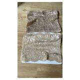 2pk Tan Floral Lace Trims 2pk Tan Floral Lace Trims