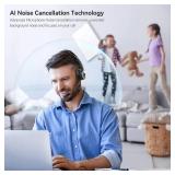 LEVN Bluetooth 5.0 Headset, Wireless Headset with Microphone (AI Noise Cancelling), 35Hrs Bluetooth Headphones with USB Dongle for PC, Suitable for Remote Work/Call Center/Zoom/Teams/Cell Phone - Reta LEVN Bluetooth 5.0 Headset, Wireless Headset with Microphone (AI Noise Cancelling), 35Hrs Bluetooth Headphones with USB Dongle for PC, Suitable for Remote Work/Call Center/Zoom/Teams/Cell Phone - Reta
