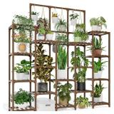 GENTINGBRO Plant Stand Indoor Outdoor 63" Tall Plant Shelf for Plants 14-Tier Large Plant Sheves for Living Room Heavy Duty Plant Rack Garden Balcony Patio Hanging Planter - Retail: $45 GENTINGBRO Plant Stand Indoor Outdoor 63" Tall Plant Shelf for Plants 14-Tier Large Plant Sheves for Living Room Heavy Duty Plant Rack Garden Balcony Patio Hanging Planter - Retail: $45