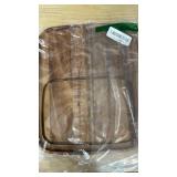 Ironwood Gourmet Fort Worth Steak Plate with Juice Channel, Acacia Wood 13 x 11 x 0.75 -inches, Brown - Retail: $20 Ironwood Gourmet Fort Worth Steak Plate with Juice Channel, Acacia Wood 13 x 11 x 0.75 -inches, Brown - Retail: $20